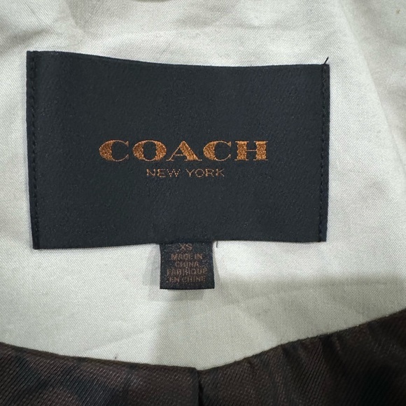 Coach short trench coat - Picture 4 of 7
